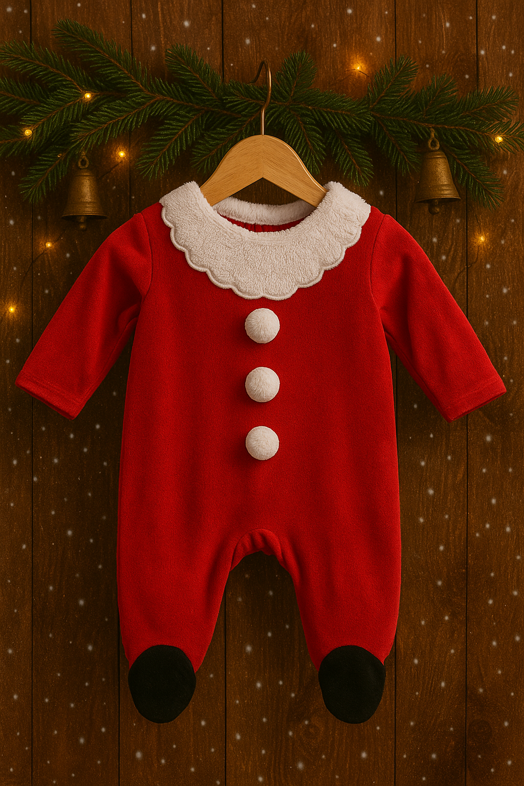 Kombinezon Santa i kuq